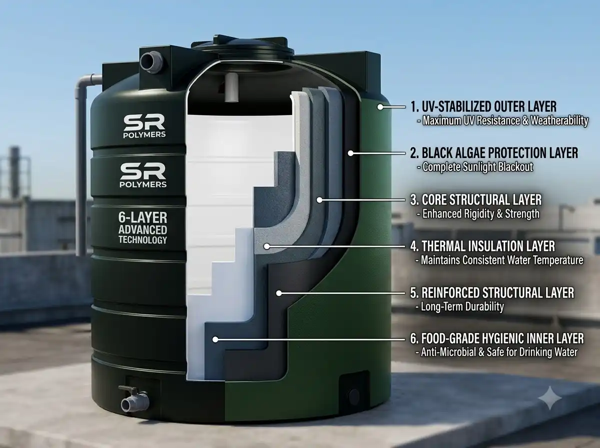 6 Layer Water Tanks
